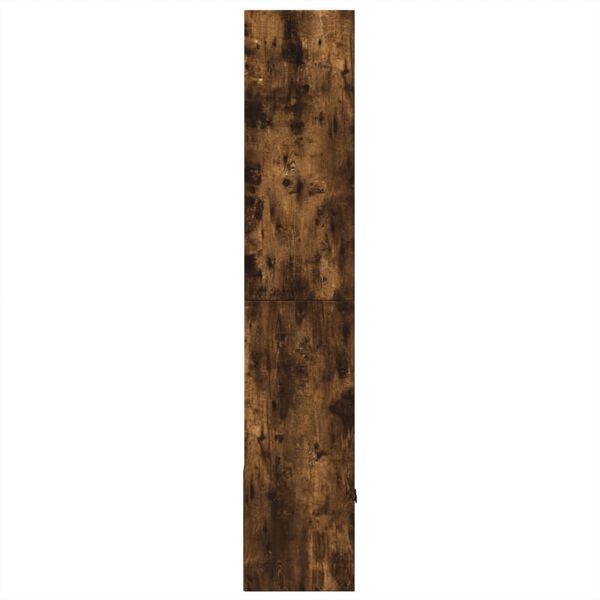 vidaXL Kirjahylly savutammi 70x36x189 cm tekninen puu