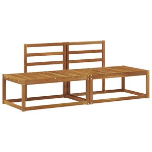 vidaXL Ulkomoduulisohva 2 Kappale Luonnollinen 182,5 x 63 x 73 cm