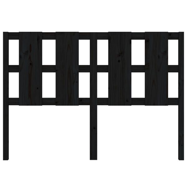 vidaXL S&auml;ngynp&auml;&auml;ty musta 145,5x4x100 cm t&auml;ysi m&auml;nty