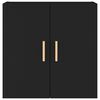 vidaXL Sein&auml;kaappi musta 60x30x60 cm tekninen puu