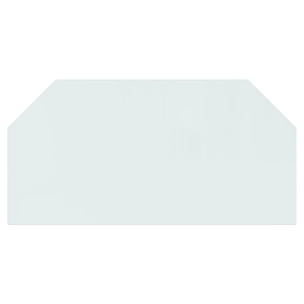 vidaXL Takan lasilevy kuusikulmio 120x60 cm