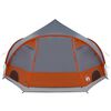 vidaXL Kupoliteltta katolla Harmaa ja oranssi 505 x 450 x 248 cm