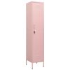 vidaXL Pukukaappi pinkki 35x46x180 cm ter&auml;s