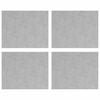 vidaXL Portaan askelma 4 kpl 50 x 40 cm Hopea Alumiini Suorakaide