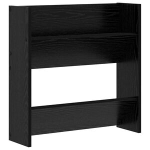 vidaXL Kenk&auml;kaappi 60 x 18 x 60 cm Tekninen puu Musta tammi