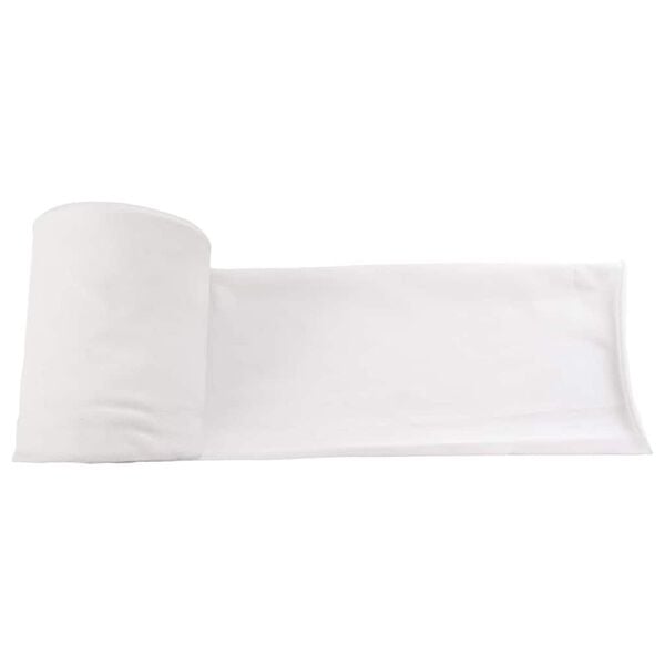 vidaXL Viem&auml;riputki Valkoinen 16 x 5000 cm kangas