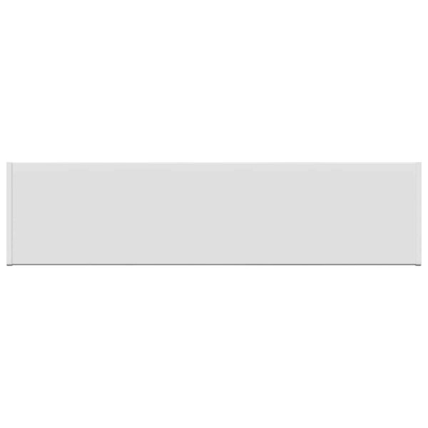 vidaXL Ikkunakynnys Valkoinen 80 x 25 x 4,5 cm Polyvinyylikloridi