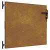 vidaXL Puutarhaportti 85x100 cm Corten-ter&auml;s neli&ouml;nmuotoinen