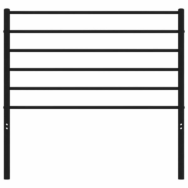 vidaXL Metallinen vaihtop&auml;&auml;ty musta 107 cm