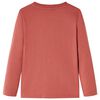 Lasten pitkähihainen T-paita henna 104