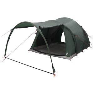 vidaXL Tunneliteltta 370 x 275 x 210 cm Armivihre&auml; Polyesteri ja ter&auml;s