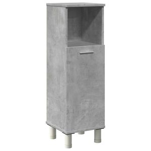 vidaXL Kylpyhuonekaappi betoninharmaa 30x30x95 cm lastulevy