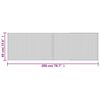 vidaXL Matto suorakaide ruskea 60x200 cm bambu