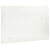 vidaXL 6-paneeliset tilanjakajat 2 kpl 240x180 cm valkoinen ter&auml;s