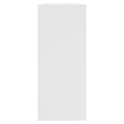 vidaXL Kirjahylly/tilanjakaja valkoinen 100x30x72 cm