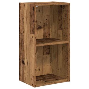 vidaXL Kirjahylly vanha puu 40x30x77 cm tekninen puu