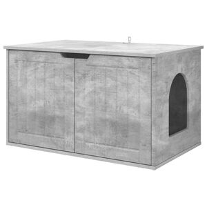 vidaXL Kissatalo Betoni 85 x 55 x 50,5 cm Tekninen puu