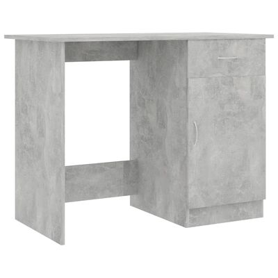 vidaXL Työpöytä betoninharmaa 100x50x76 cm lastulevy