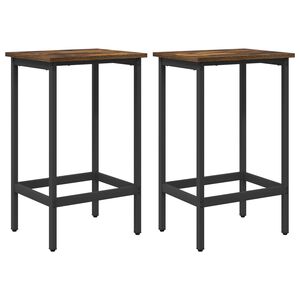 vidaXL Baarijakkara 2 kpl Savutammi 40 x 32 x 64 cm Tekninen puu