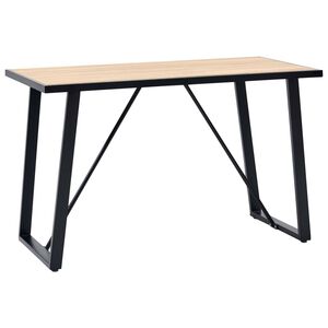 vidaXL Ruokap&ouml;yt&auml; tammi 120x60x75 cm MDF