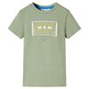 Lasten T-paita vaalea khaki 128