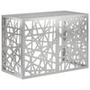vidaXL Ilmastointilaitteen suoja Hopea 100 x 50 x 70 cm