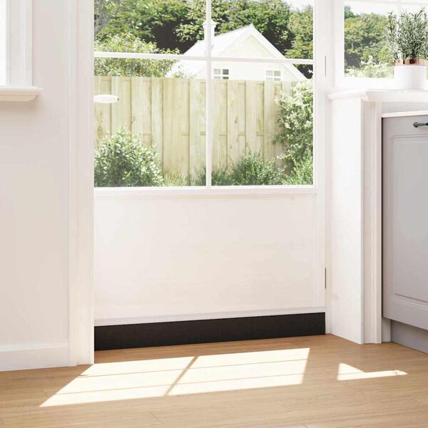 vidaXL Itsekiinnittyv&auml;t oven harjatiivisteet 12 pcs Valkoinen 100 cm