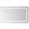 vidaXL LED kylpyhuonemirror L&auml;pin&auml;kyv&auml; 50 x 30 cm karkaistu lasi