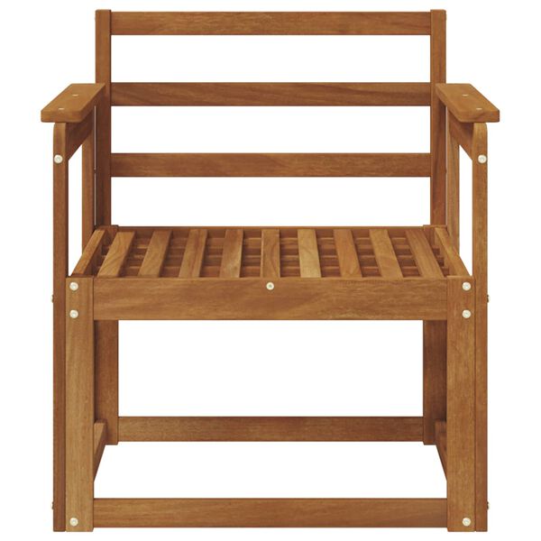 vidaXL Ulkosohva Tihe&auml; akasiapuu Luonnollinen