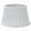 vidaXL Lampunvarjostin valkoinen &Oslash;45x28 cm paju