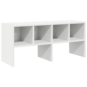 vidaXL Kenk&auml;teline pinottava valkoinen 89,5x30x40 cm