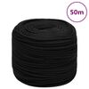 vidaXL Ty&ouml;k&ouml;ysi musta 10 mm 50 m polyesteri