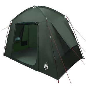 vidaXL M&ouml;kki teltta katolla Armivihre&auml; 210 x 210 x 138 cm Polyesteri