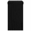 vidaXL Kasviteline 2 pcs Musta tammi. 10 x 10 x 18 cm Tekninen puu