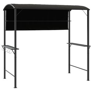 vidaXL Huvimaja katolla 220x110x200 cm antrasiitti
