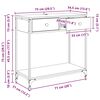 vidaXL Konsolipöytä Vanha Puu 75 x 34,5 x 75 cm Tekninen puu