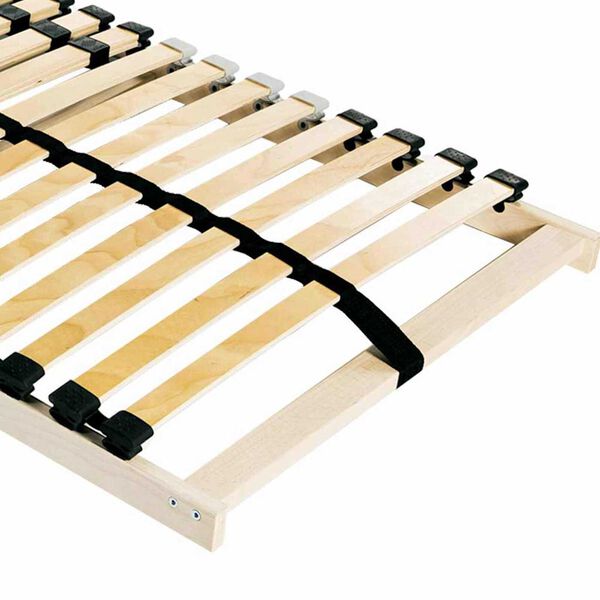 vidaXL Sälepohja Ruskea 3FT Single Massiivipyökkipuu