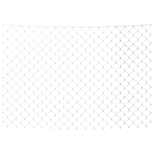 vidaXL Jouluvaloverkko kylmä valk. 3x3 m 306 LED-valoa ulos/sisälle