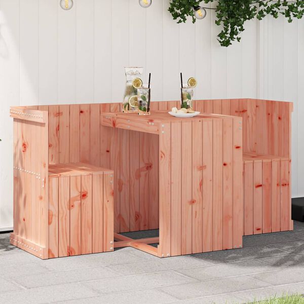 vidaXL Parvekesarja 2-istuttava täysi douglaskuusi