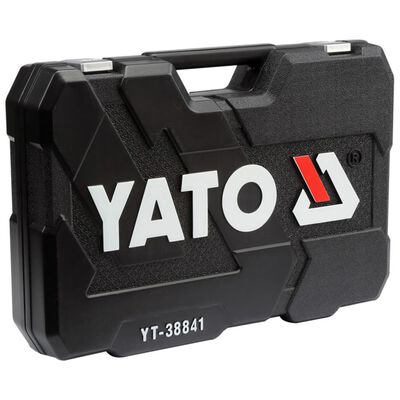 YATO 216-osainen räikkä- ja kiintoavainsarja YT-38841