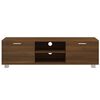 vidaXL TV-taso ruskea tammi 140x40,5x35 cm tekninen puu