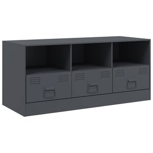 vidaXL TV-taso antrasiitti 99x39x44 cm ter&auml;s