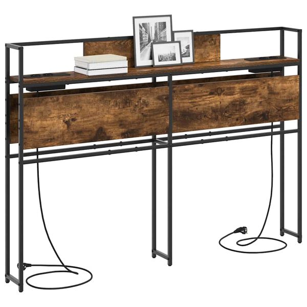 vidaXL S&auml;ilytysp&auml;&auml;ty hyllyll&auml; p&auml;&auml;tyll&auml; Savutammi 160 cm Tekninen puu