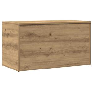 vidaXL S&auml;ilytysarkku k&auml;sity&ouml;l&auml;inen tammi 84x42x46 cm tekninen puu
