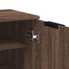 vidaXL Kenk&auml;kaappi ruskea tammi 59x35x100 cm tekninen puu