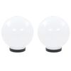 vidaXL LED-pallovalaisimet 2 kpl 20 cm akryyli