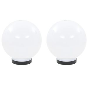 vidaXL LED-pallovalaisimet 2 kpl 20 cm akryyli