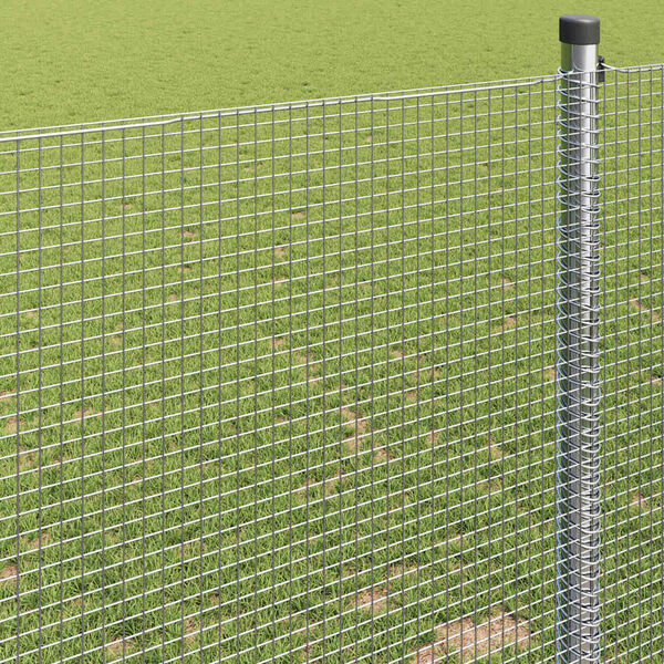 vidaXL Hitsattu lankaa Hopea 1.4 x 25 m Teräs