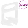 vidaXL Laattojen tasoitusklipsit 1000 kpl 1 mm