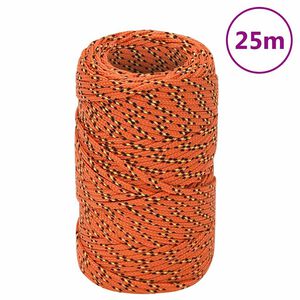 vidaXL Venek&ouml;ysi oranssi 2 mm 25 m polypropeeni